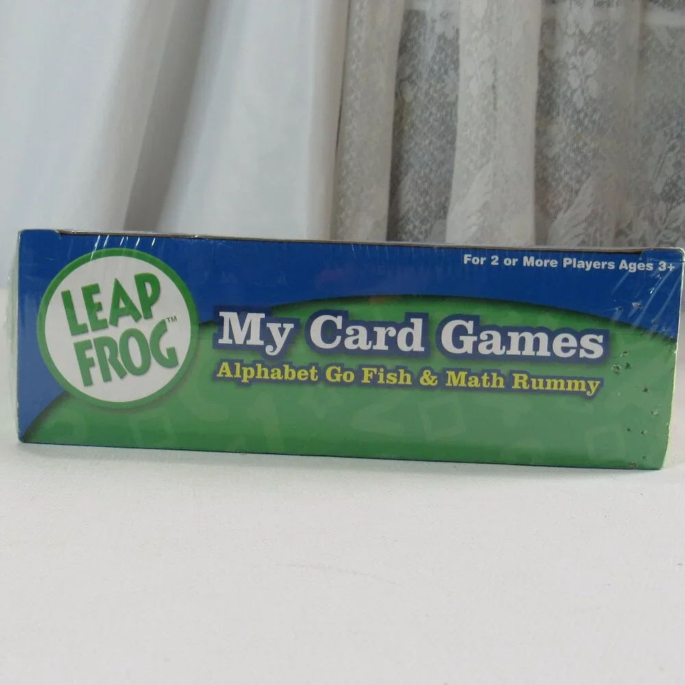 Leap Frog My Card Games Math Rummy Alphabet Go Fish Addition Subtraction NIB